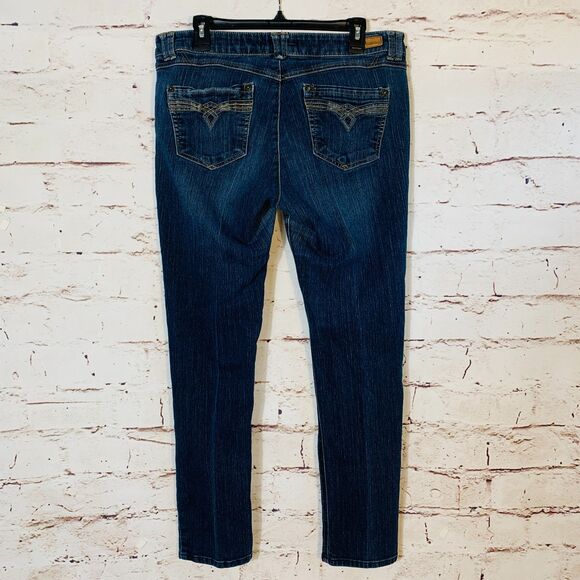 Democracy Skinny Jeans Size 14 Women’s Dark Wash Absolution Stretch Denim Pants - Picture 2 of 9